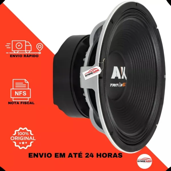 🔊 Alto-Falante AK 6.0 15” Branco – 6000W / 4 Ohms | Potência e Clareza com Estilo - Imagem 5