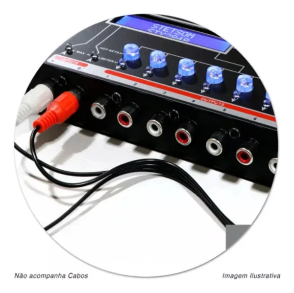 Crossover Processador Audio Digital Equalizador Stx2848 Stetsom - Imagem 2