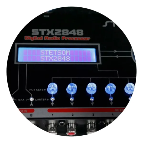 Crossover Processador Audio Digital Equalizador Stx2848 Stetsom - Imagem 3