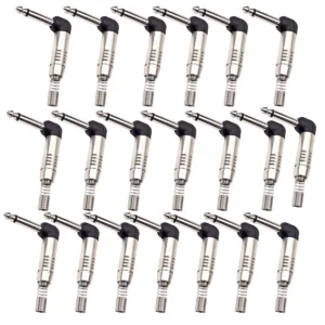 Kit 20 Plugs P10 L 90º Ninja Santo Ângelo Mono Latão
