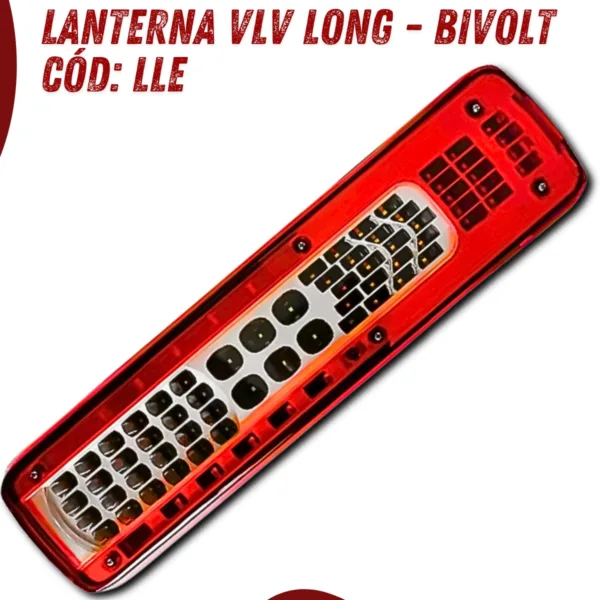 Par de Lanternas Traseira Caminhão Volvo Vlv Long Fh/fm/vm Led Bivolt - Imagem 4