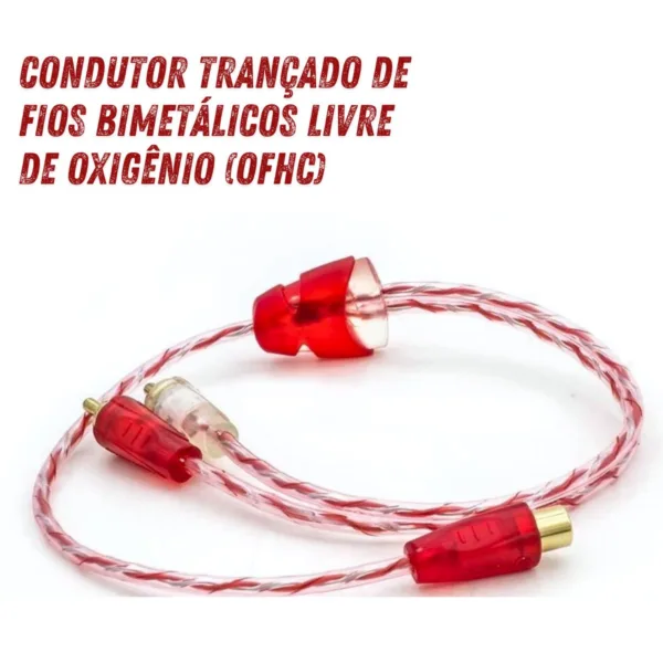 CABO RCA Y 2 MACHOS 1 FEMEA SILICONE STETSOM - Imagem 6