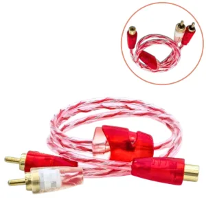 CABO RCA Y 2 MACHOS 1 FEMEA SILICONE STETSOM